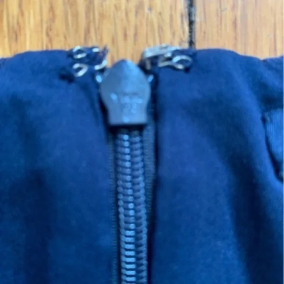 Madewell Lace Shift Dress Navy Blue - Picture 11 of 14